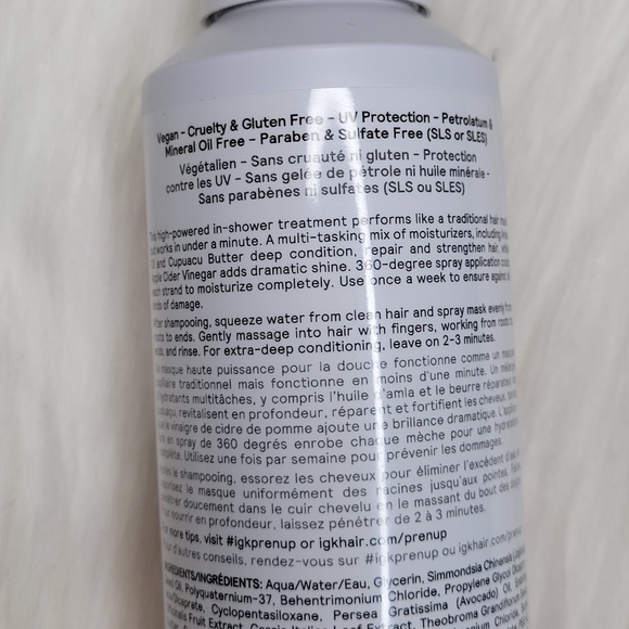 IGK Prenup Instant Spray Hair Mask Full Size NEW - Picture 4 of 4